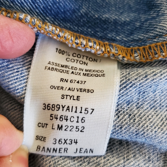 Polo Ralph Lauren Men's Vintage Banner Jeans size 36 x 34 - Picture 4 of 15